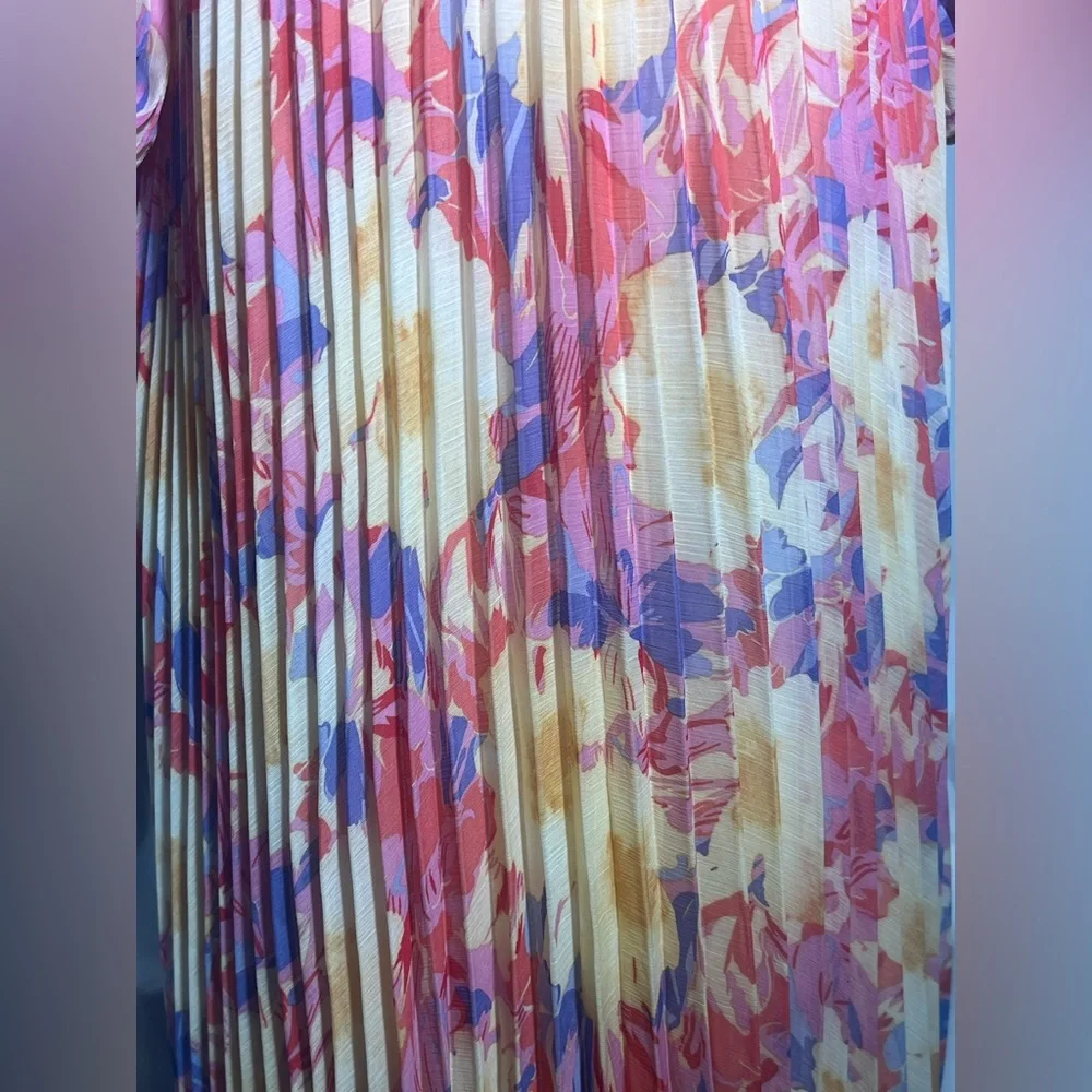 Astr The Label Revery Dress in Yellow Pink Floral | LP NWT - Picture 9 of 11